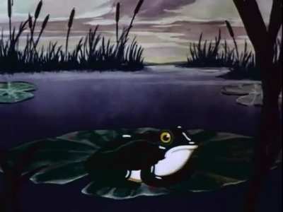 &ldquo;Here we show you a close-up of a frog croaking&hellip;&rdquo;