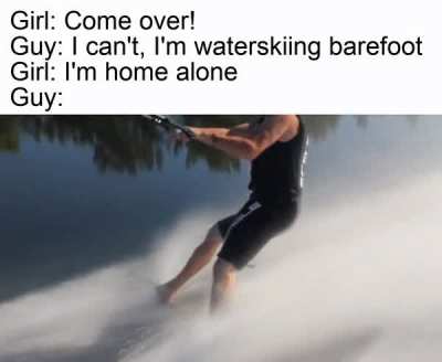Move aside Jesus, there's a new water-walker in town.