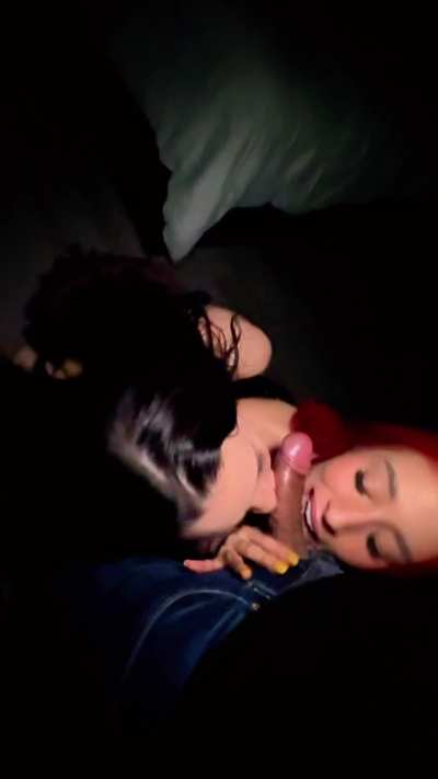 Sharing our uber driver&rsquo;s dick