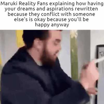 Don't you want to be happy?