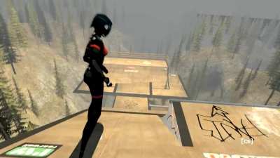 Elster bombs a ramp