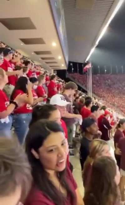 Is this &ldquo;Fuck Joe Biden&rdquo; chant real or sound overlay?