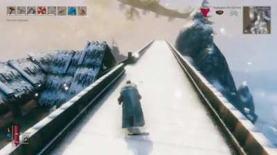 A work in progress Castle &amp;amp; Bridge in the Mountains!