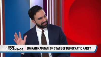 Zohran on CBS: "There is only one majority in this country &mdash; that's the working class and it's time we have a politics that puts them at the heart of what it is that we're pursuing..."