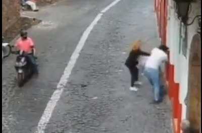 Knees to the face.