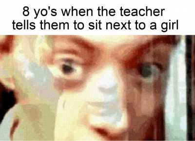 I wanna sit with my "friends"