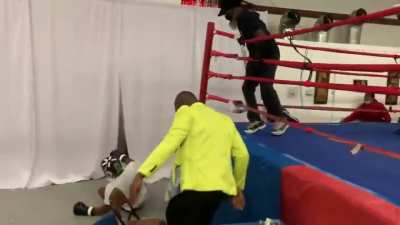 KO to the ground.