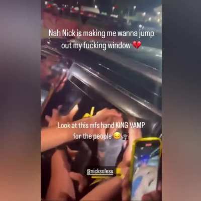 They were GRIPPING onto his hand &eth;&shy;&eth;&shy;