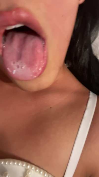SELF FACIAL CUM🔥💥!! SO DELICIOUS MY OWN MILK 😋🤤