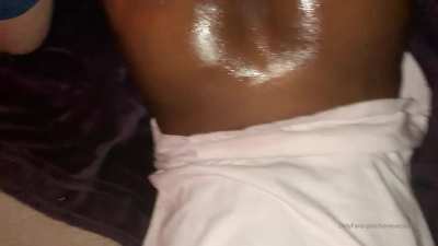 Big Dick Cum On Ass Ebony Couple Porn GIF by blackredgiffs