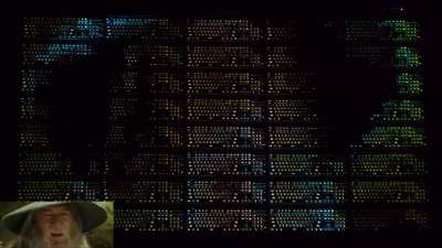 I built a giant screen using RGB keyboards as promised a year ago. The full video is in the comments.
