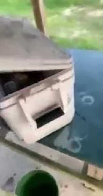 The crab cooler.
