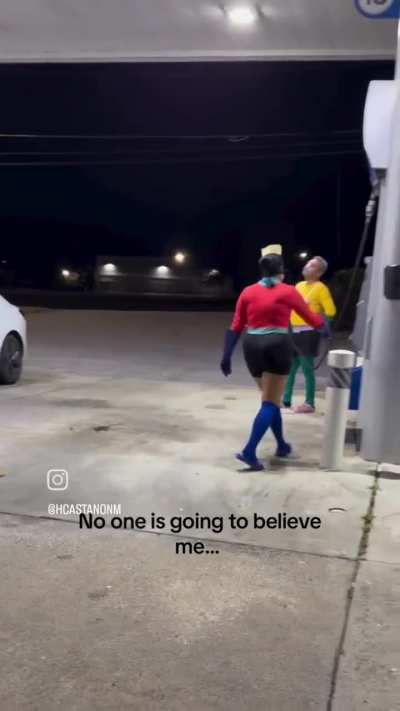 Filling up invisible car
