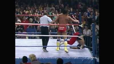 Ricky "The Dragon" Steamboat vs. "Macho Man" Randy Savage for the I-C Title, Prime Time Wrestling (Aired Dec 2, 1986, taped Oct 28, 1986 from Binghamton, NY)
