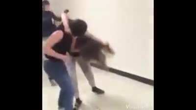 Two girls, one cop