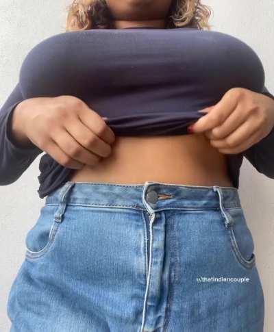 My brown tits were needing a little air