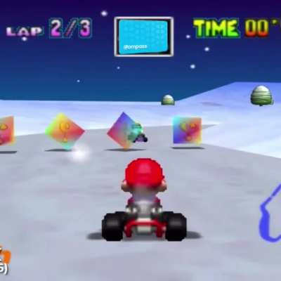 Sneak peek at the upcoming Vancouver track in Mario Kart 8