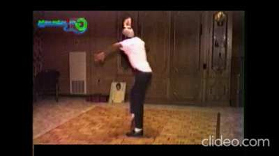 Rare footage of Michael Jackson practicing his "Moon Circle" in the early 1980s.