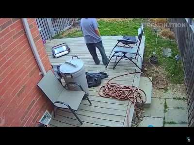 WCGW putting your chair on the edge of the deck
