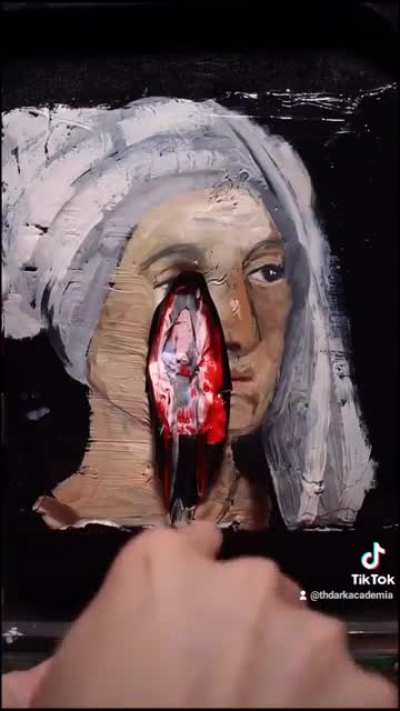 Oil painting video