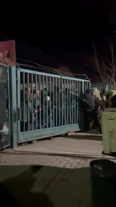 Refugees at the Polish-Ukrainian border