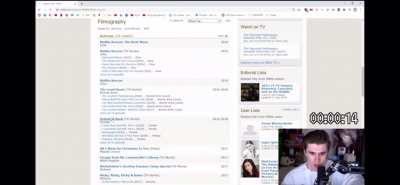 During an IMDb speed run