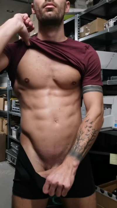 I whip out my cock when I get bored at work. Is this normal behavior?