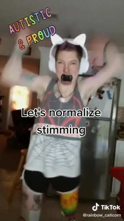 If you're happy and you're stimming clap your hands...