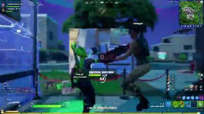 my friend Shadowshield's fortnite stream
