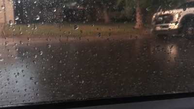 It&rsquo;s dry as hell here, so when it finally rained I went out to sit in my car and listen for a while.