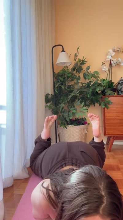 Don't mind me, just trying to stretch my body