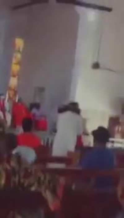 Jesus couldn't handle the beating.