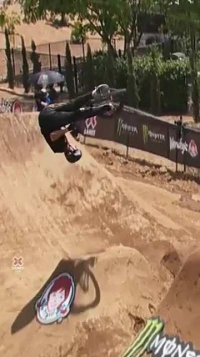 Ryan Williams with a double cork 1080&deg; AKA an Aussie Flip