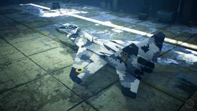 For your consideration this Art Friday: Fyodor the Fancy Fulcrum. (Last year I started making a machinima "show" about a bunch of wacky fighter jets getting into contrived shenanigans, and very early on I decided there had to be a fearless Ukrainian in it