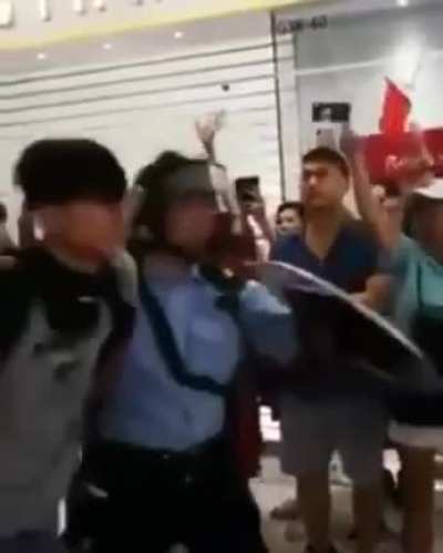 HKers celebrate the arrest of CIA funded HK rioters
