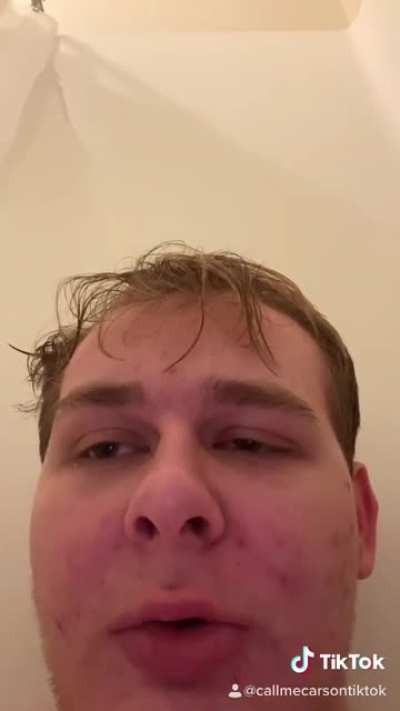 Carson do be spitting
