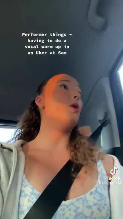 Just do it when ur out the Uber?