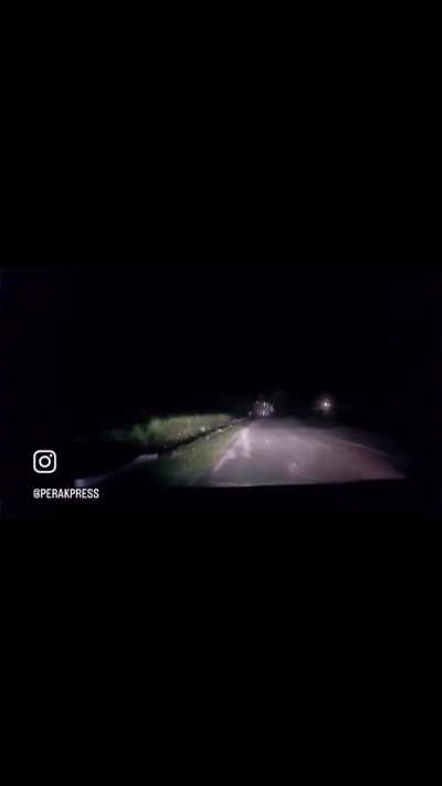 The speed of the bus was crazy