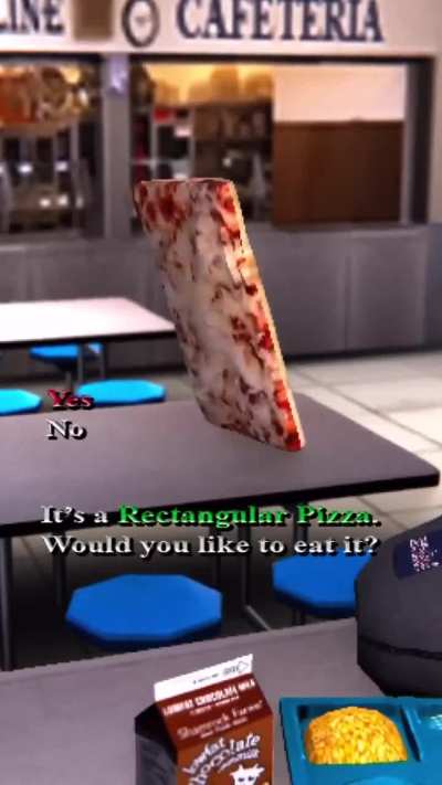 Square pizza