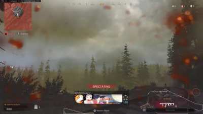 Spectating this poor dude falling into 2nd place