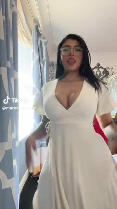 Icy White Dress