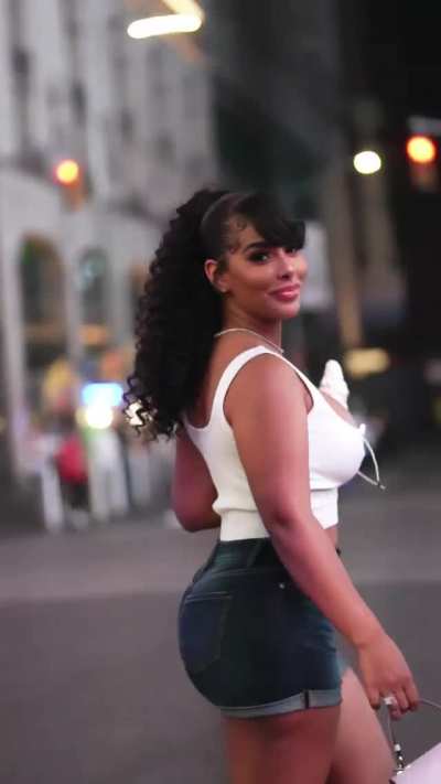 Ayisha Diaz&rsquo; body is incredible. reminds me of a hentai girl, big thighs, fat ass and huge tits with a cute face