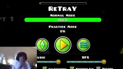 That moment when you get past the first spike on ReTraY