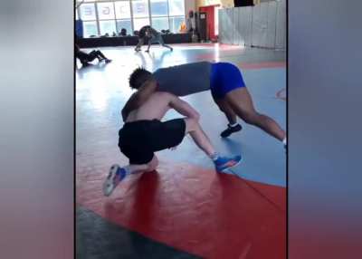 Frank Chamizo's RIDICULOUS takedown defense