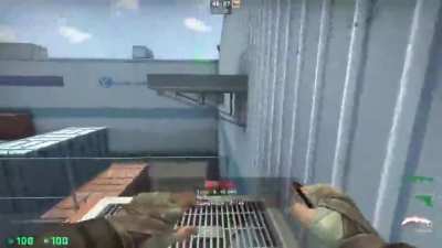 Launders CSGOHUB kz training map PB ~~ 0:32.140