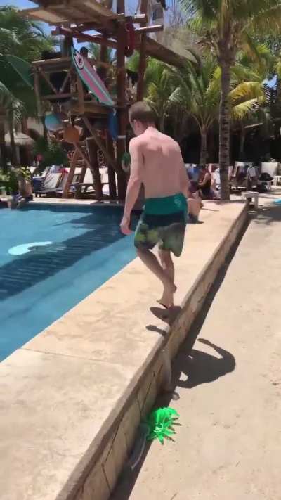 to bellyflop