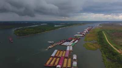 Mobile River yesterday afternoon. 10.7.25