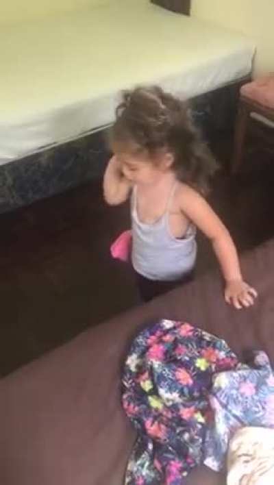 Kid saying F and B
