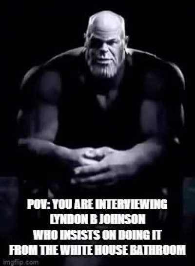 LBJ actually did this
