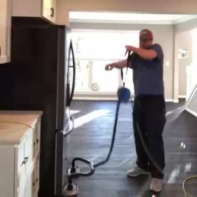 Using an Air Lifter to move heavy appliances